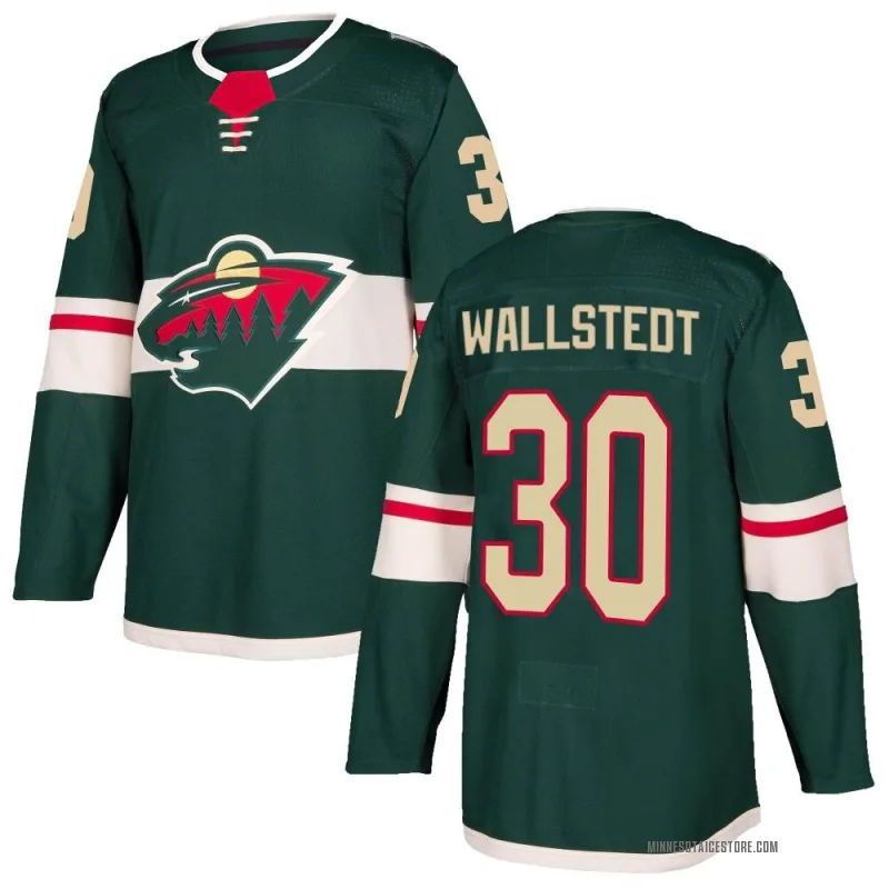 Green Men's Jesper Wallstedt Minnesota Wild Authentic Home Jersey