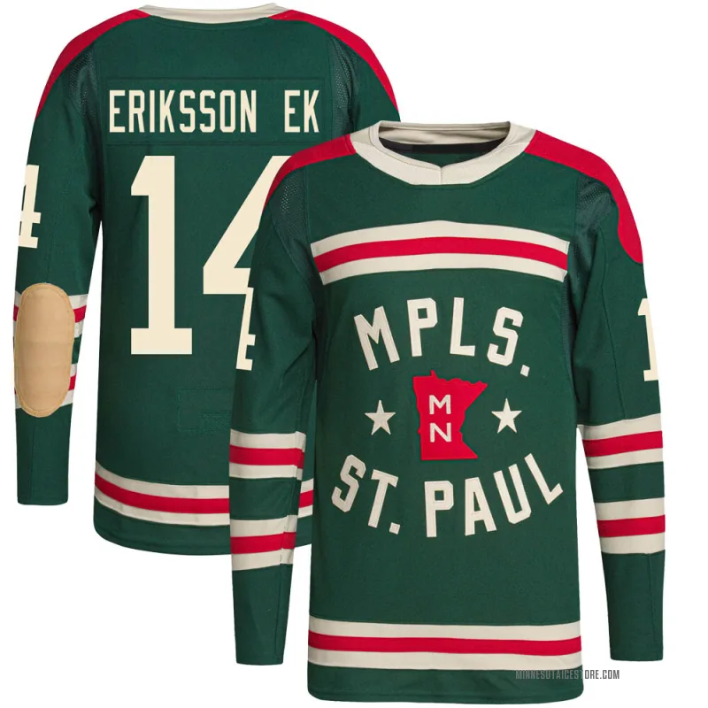 Joel Eriksson Ek Jersey Joel Eriksson Ek Authentic Breakaway Wild Jerseys Minnesota Store