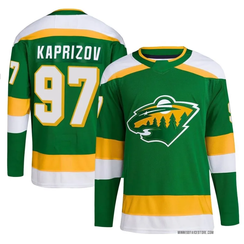 Green Men's Kirill Kaprizov Minnesota Wild Authentic Reverse Retro 2.0 Jersey